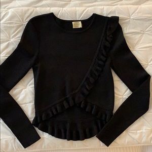 Amazing black crop sweater